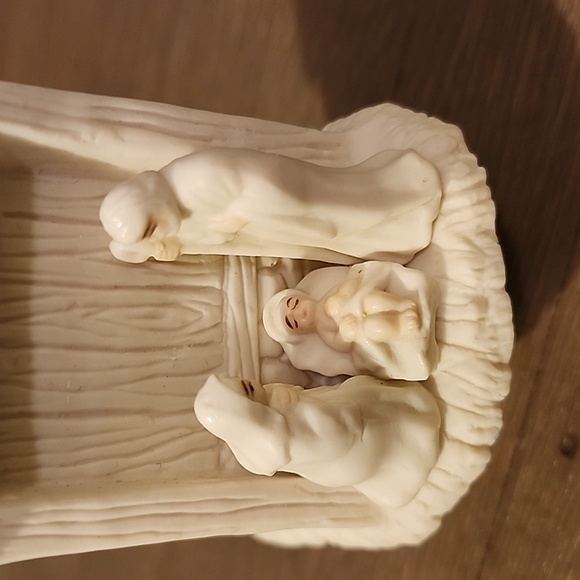 Night Light:Lights In The Night Seasons Of Cannon Falls Xmas Nativity Porcelain - Picture 2 of 5